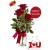 3 Red roses (wrapped and Ribbon) +<span class=